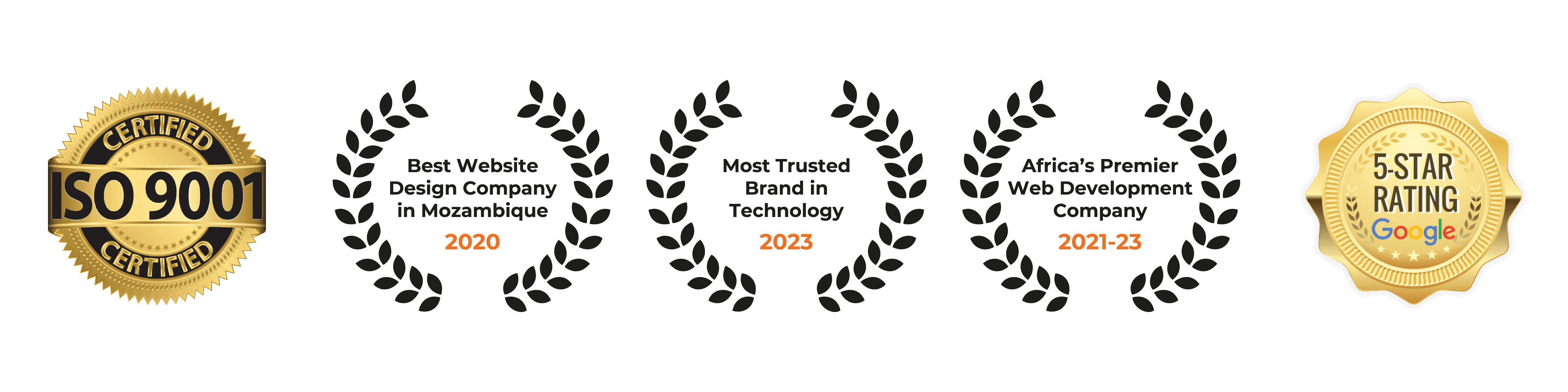 Cserve Technologies Awards And Recognitions. Top IT Company in India, Africa and Mozambique.