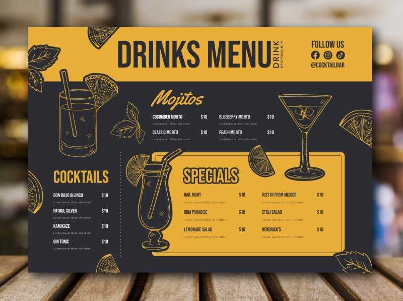 Menu Card Design